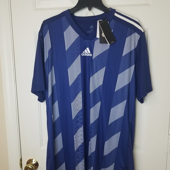 adidas Other - Adidas Climalite Striped 19 Soccer Jersey Shirt Size 2XL